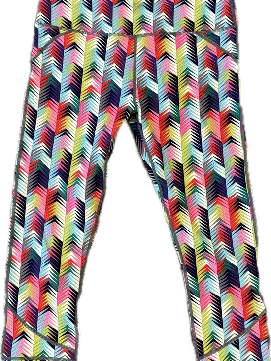 Fabletics Pants - Fabletics Multicolor Chevron-Print Leggings